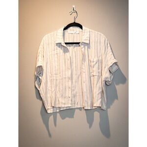 cream Alterd state button up shirt